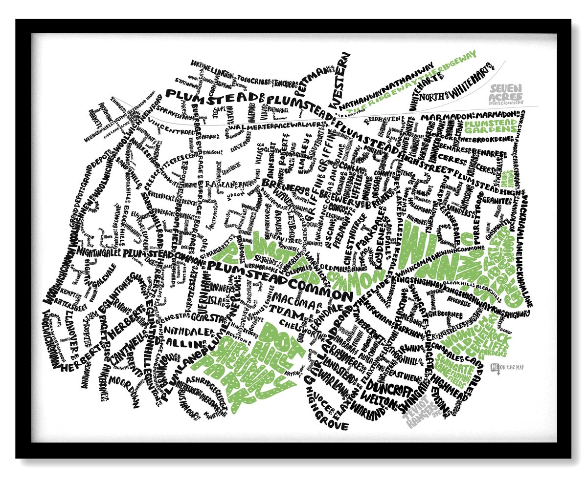 Image of Plumstead & Plumstead Common Type map