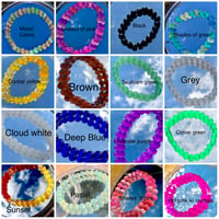 Glass bead bracelet 