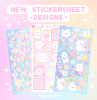 Image 1 of Pastel Bear deco stickersheets