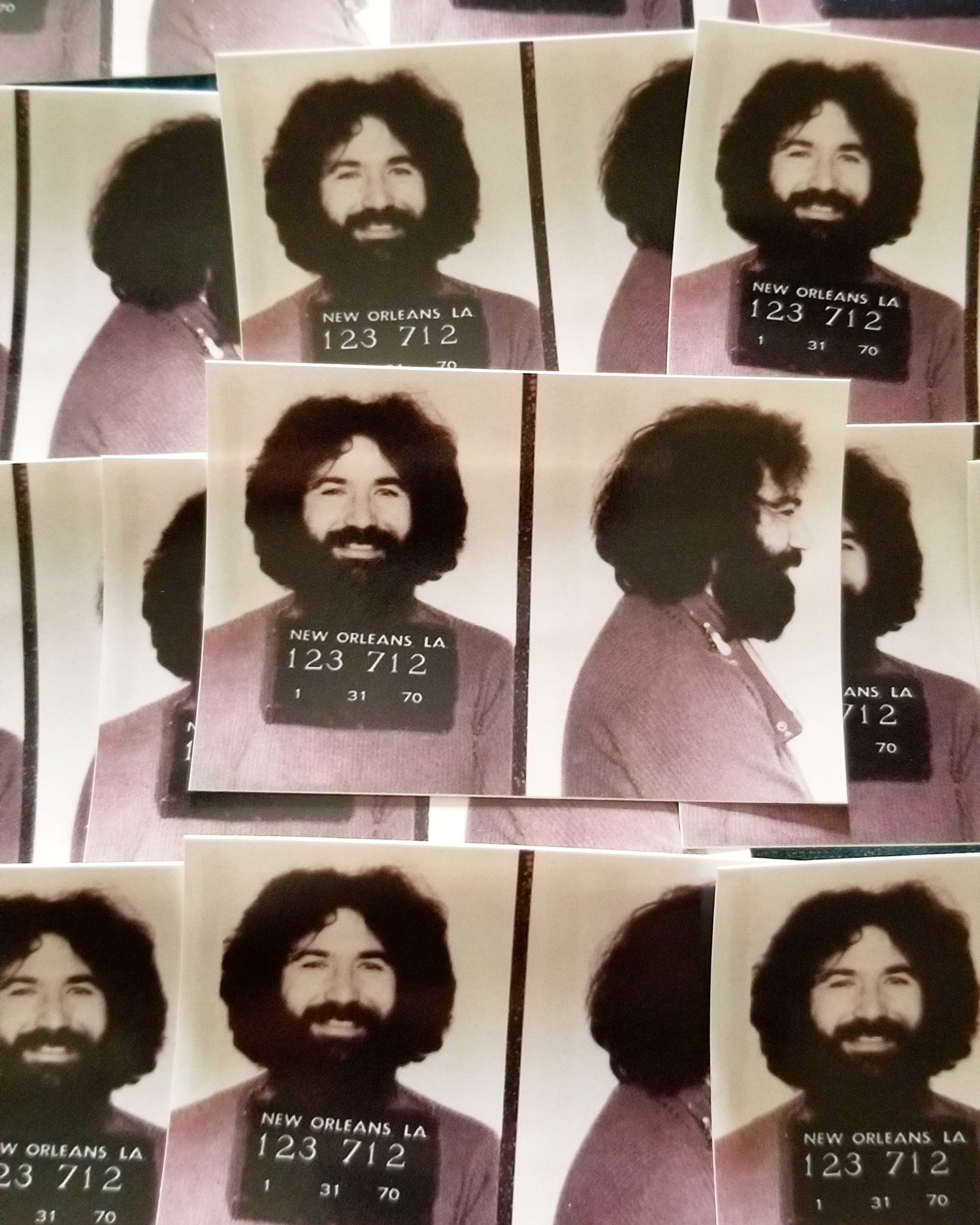 Image of Jerry Mugshot Stickers