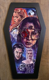 Sleepy Hollow Coffin framed Art  (FREE SHIPPING WORLDWIDE!)