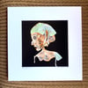 "After Arcimboldo" Matted Giclee Print of Digital Collage