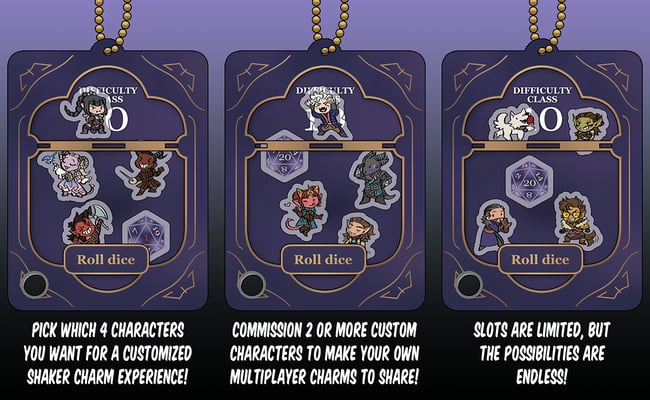 BG3 Party Shaker Charm | Hanna Schroy
