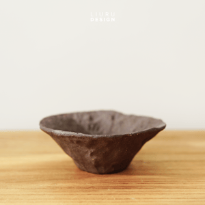 Image of Reddish brown small bowl