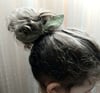 Leaf Scrunchies with Natural Rubber Elastic