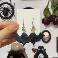 Image 1 of Bat Omens (Earrings) 