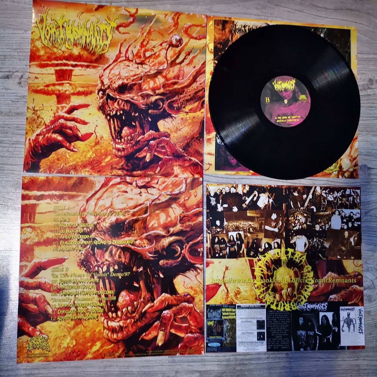 COYOTE RECORDS — VOMIT REMNANTS Indefensible Vehemence MIX LP/CD