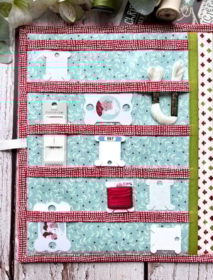 Image of The Jamie Stitch Case/15 Bobbin Pockets/Holly’s Tree Farm