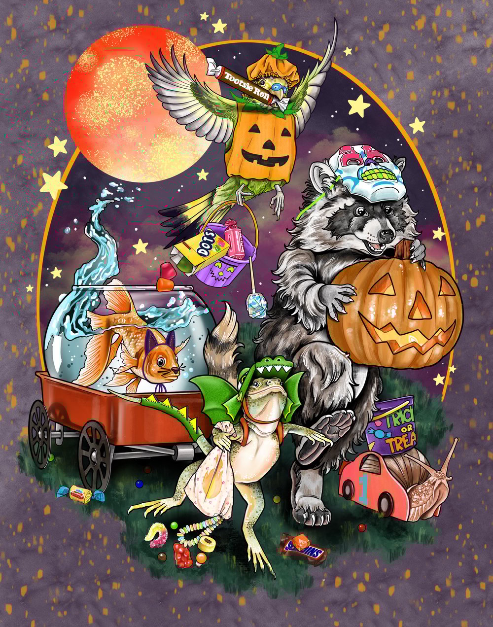 Tricks and Treats Print 