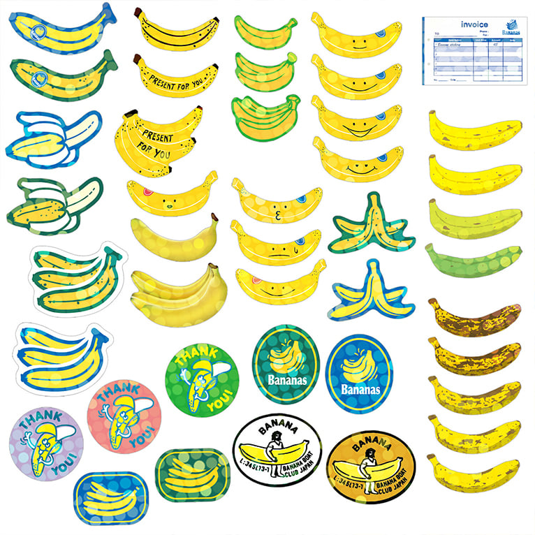 Image of Hako Seal Stickers - Banana