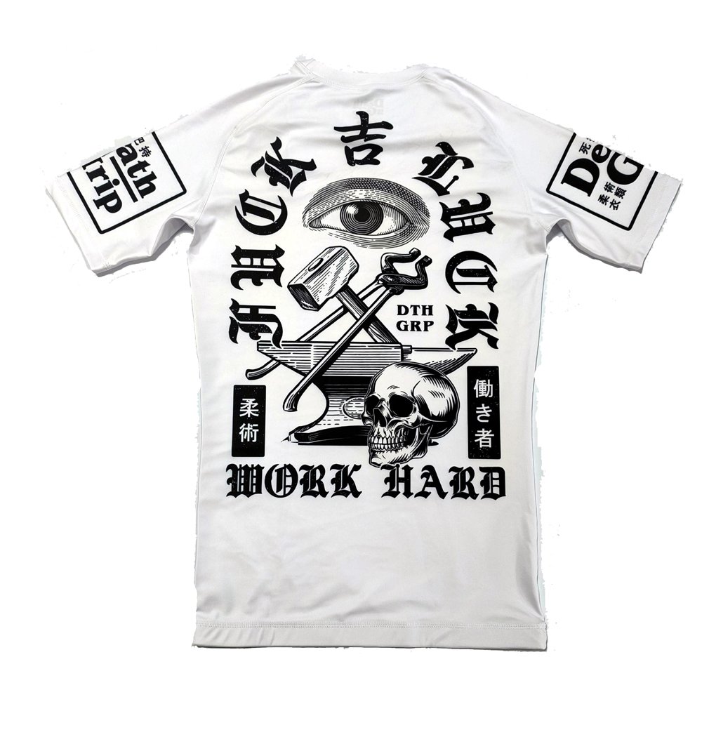 Image of 'Fuck Luck' rashguard.