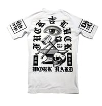 Image 1 of 'Fuck Luck' rashguard.