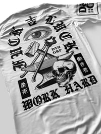 Image 5 of 'Fuck Luck' rashguard.