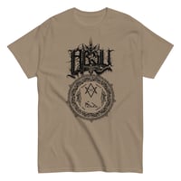 Image 5 of ABSU - CACHET OF TARA T-SHIRT (GREY CHARCOAL, DARK HEATHER, RED, MILITARY GREEN, BROWN)