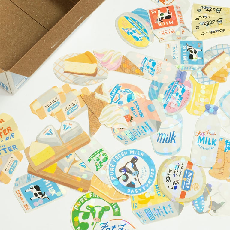 Image of Hako Seal Stickers - Dairy
