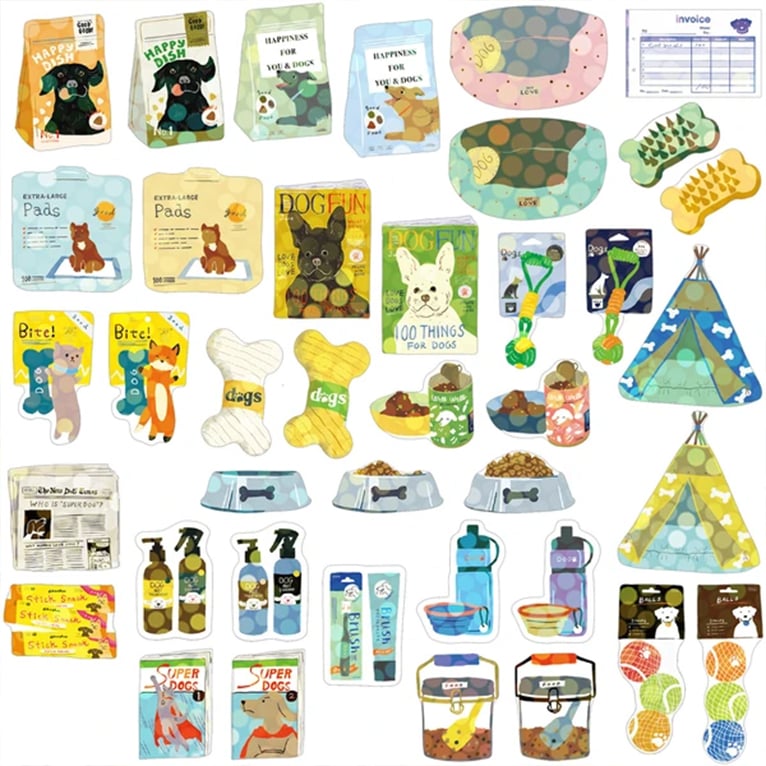 Image of Hako Seal Stickers - Dog Supply