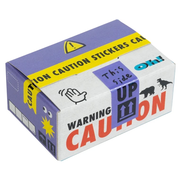 Image of Hako Seal Stickers - Caution