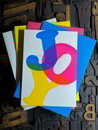 Image 1 of JOY | Christmas letterpress card