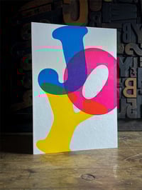 Image 2 of JOY | Christmas letterpress card