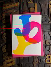 Image 4 of JOY | Christmas letterpress card
