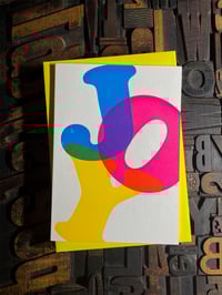 Image 5 of JOY | Christmas letterpress card