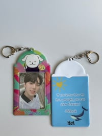 Image of Minhyuk's Meongko PVC Photocard Holder (Character Ver. - The Painter)
