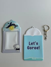 Image of Minhyuk's Meongko PVC Photocard Holder (Character Ver. - Let's Gorae!)