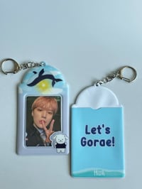 Image of Minhyuk's Meongko PVC Photocard Holder (Character Ver. - Let's Gorae!)