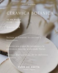 Image 2 of Taller Ceramica Botánica