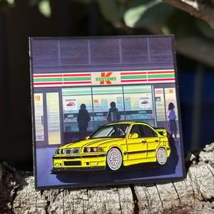 Image of KUWTB Kustoms E36 M3 Dakar Yellow by @E36.M345