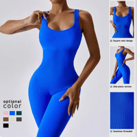 Image 1 of Spandex Gym Jumpsuit