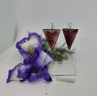 Image 2 of Enamel Earrings - The Crackles (EJ081)