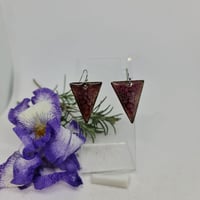 Image 3 of Enamel Earrings - The Crackles (EJ081)