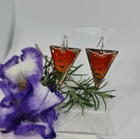 Image 2 of Enamel Earrings - The Crackles (EJ083)