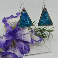 Image 3 of Enamel Earrings - The Crackles (EJ084)
