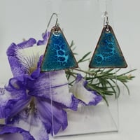 Image 2 of Enamel Earrings - The Crackles (EJ084)
