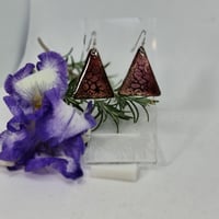 Image 2 of Enamel Earrings - The Crackles (EJSO085)
