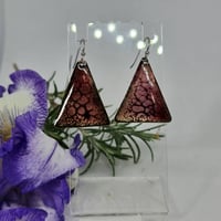 Image 1 of Enamel Earrings - The Crackles (EJSO085)