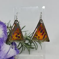Image 2 of Enamel Earrings - The Crackles (EJ086)