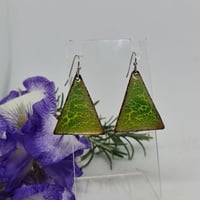 Image 3 of Enamel Earrings - The Crackles (EJ087)