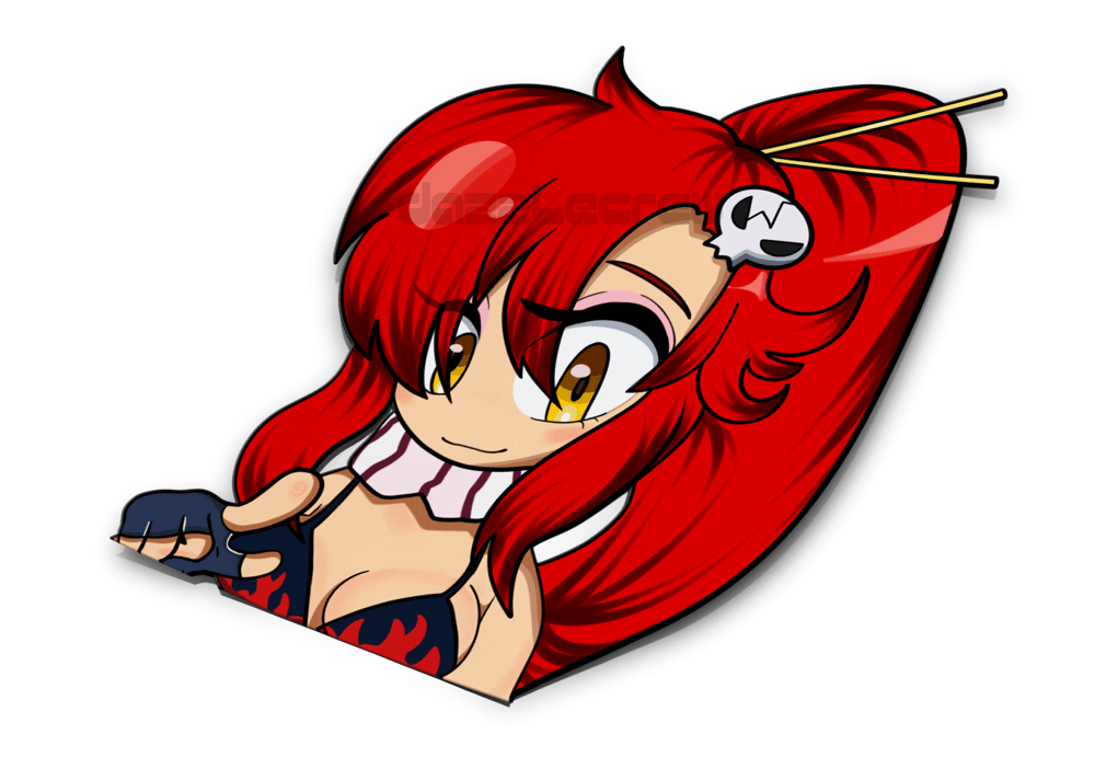 Image of Yoko Littner Gurren Lagann Peeker