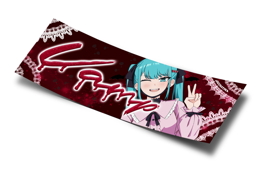 Image of Vampire Miku Slap Sticker