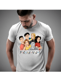 Image 2 of Tribute To Chandler Bing GraffRicks Tee