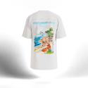 TEE-SHIRT "𝓟asar 𝓗aciendo 𝓒aminos," WHITE