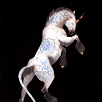 Image 2 of Porcelain Unicorn Prints