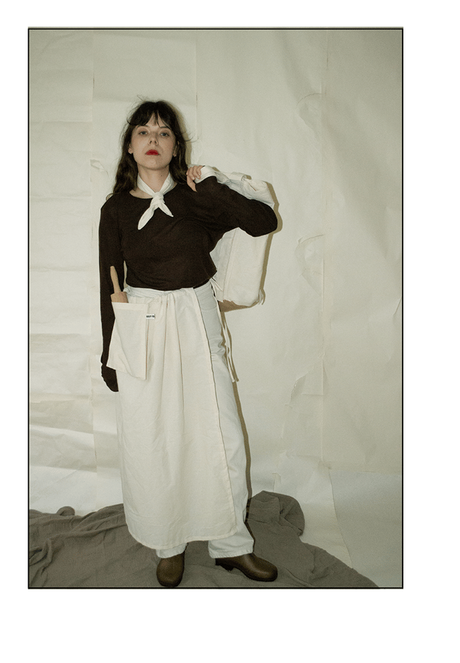 [HOMEWARE] SEMI APRON 