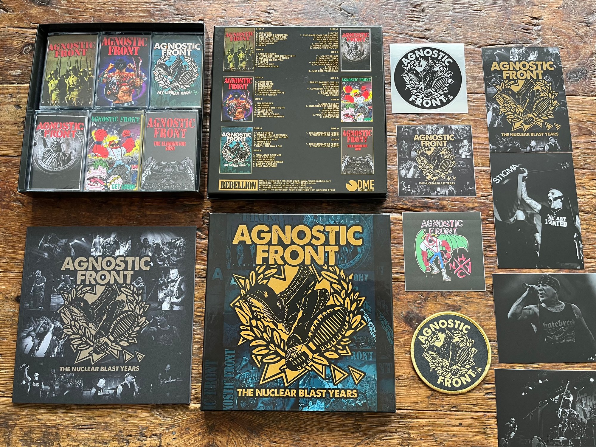 Agnostic Front - The Nuclear Blast Years 6x TAPE BOX (Lim 300
