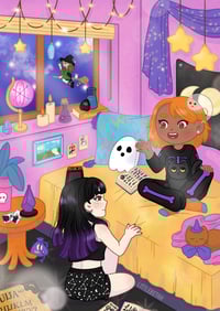 WITCHES BEDROOM ILLUSTRATION