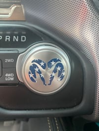 Image 1 of RAM Shift Knob Vinyl Overlays 