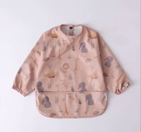 Smock Bib Into the Wild Pink